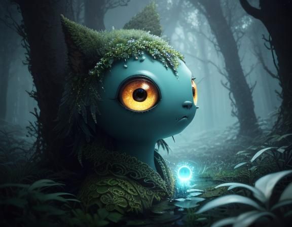 Liminal Fairytale: Adorable Hybrid Creatures in Dreamcore Fo...