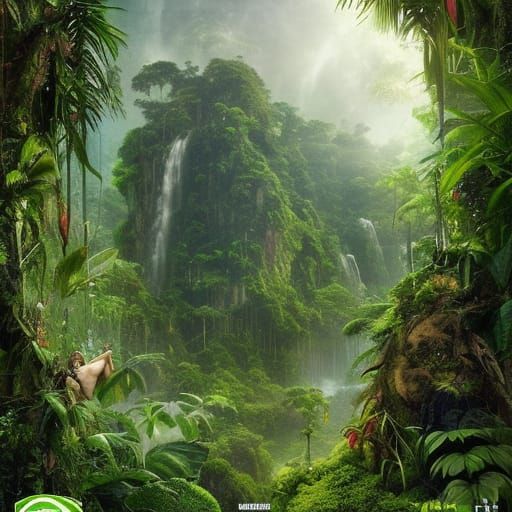 Epic Jungle Life in Dramatic Digital Painting