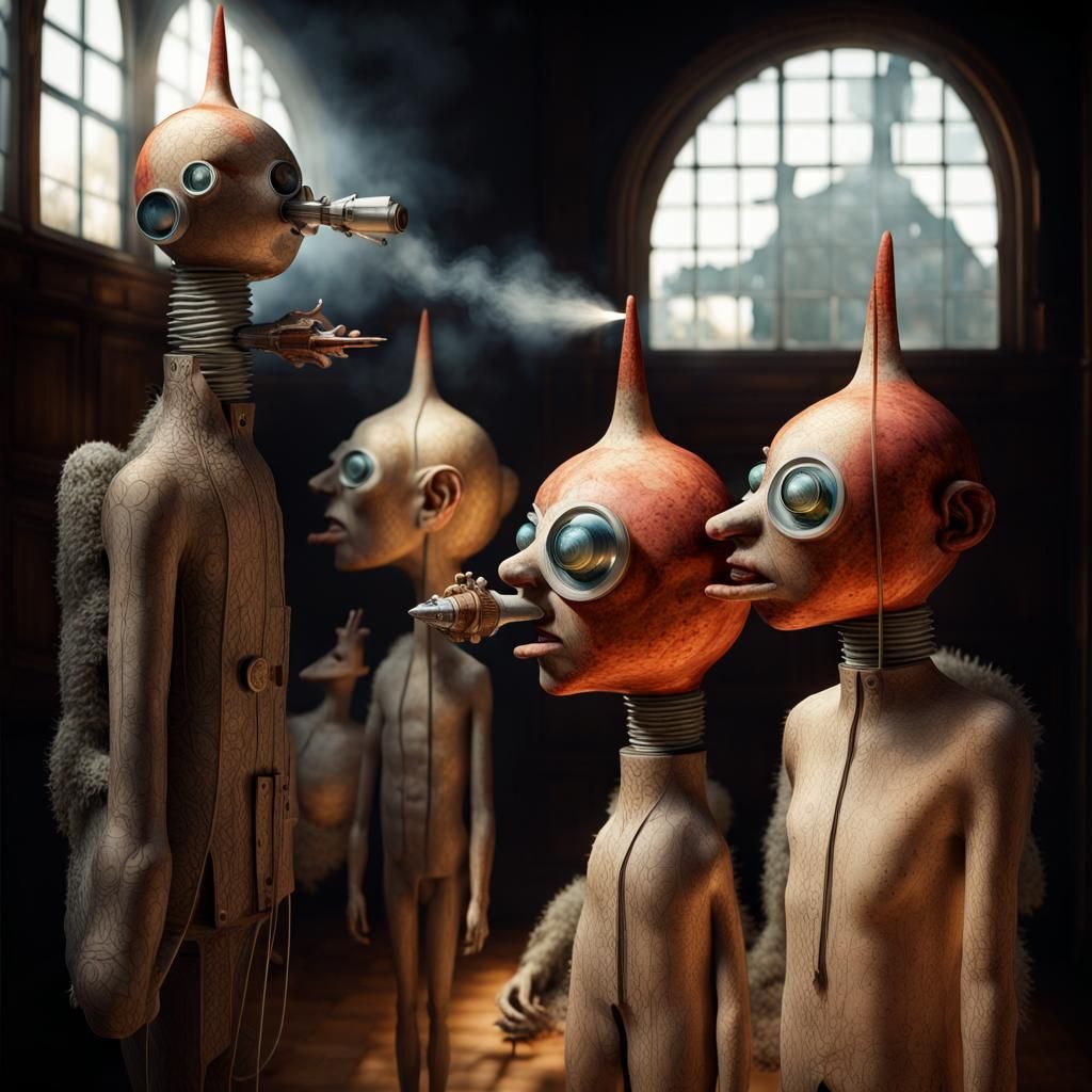 Magical Surrealism: Ethereal Architecture in a Dreamy Landsc...