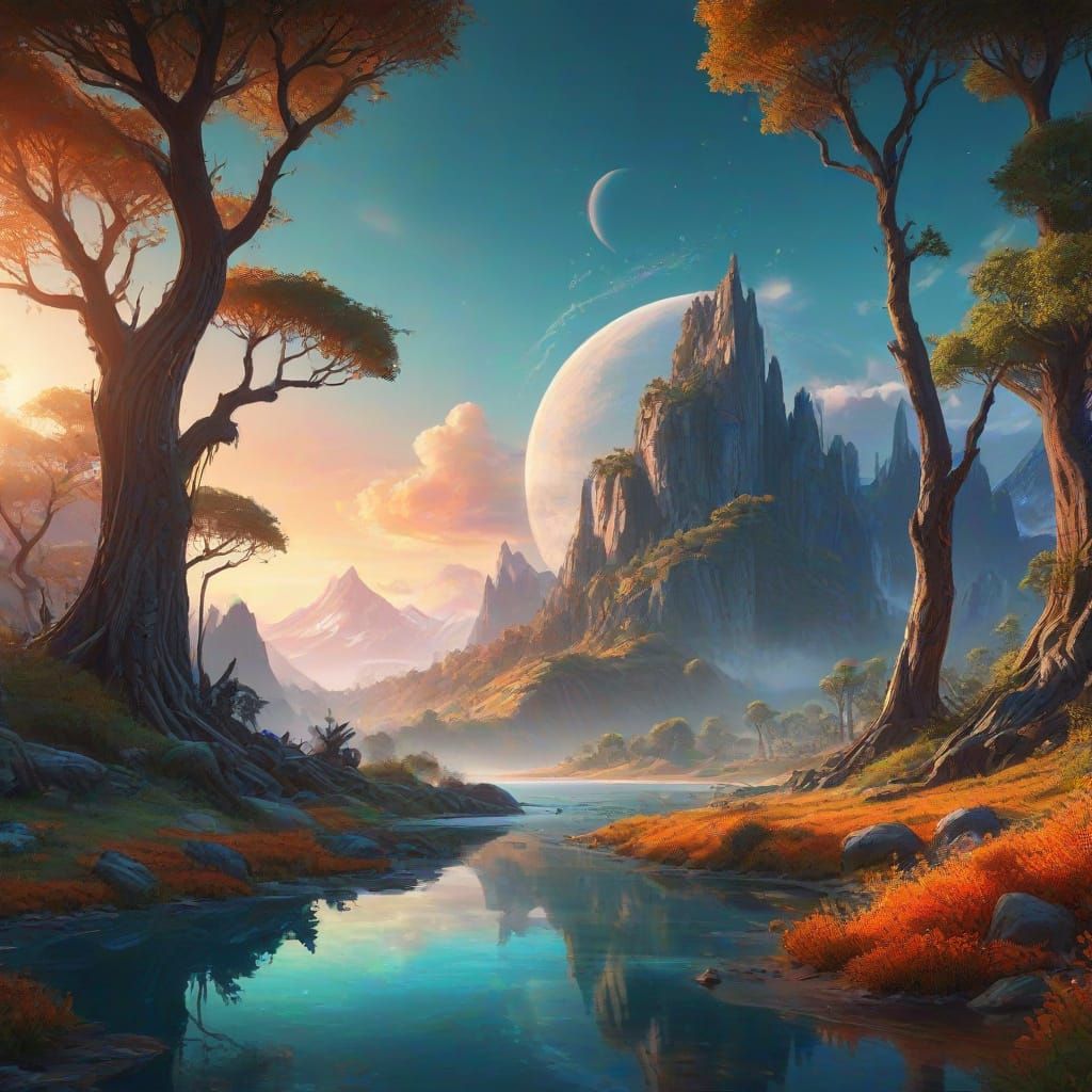 Nature's Opposites: Fire, Ice, Sun, Moon, Ocean, Desert, For...