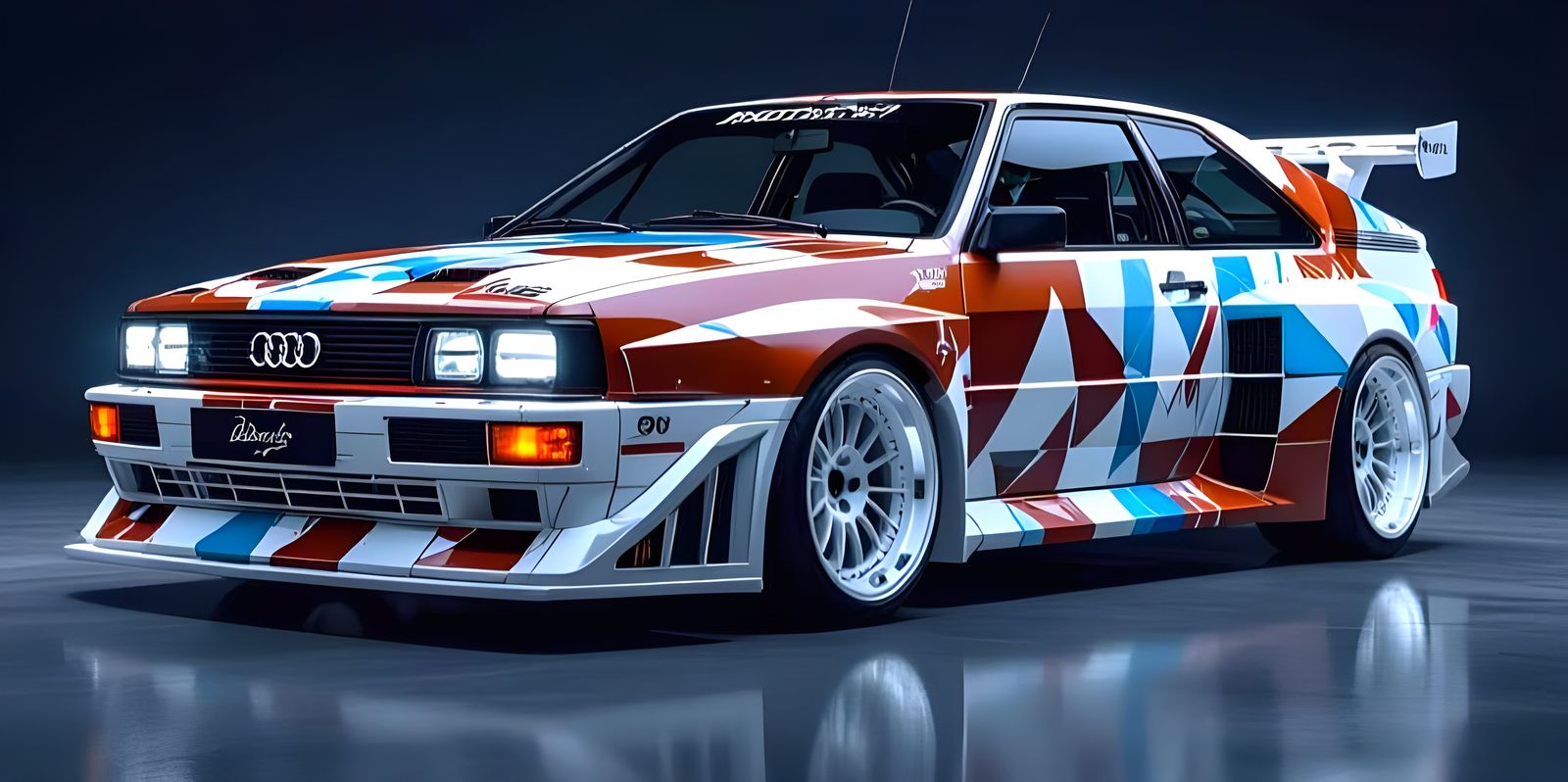 Futuristic Audi Ur Quattro Restomod in Dark Bronze