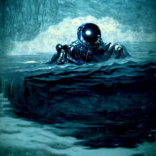 Robot Relaxation: Ominous Ocean Scene