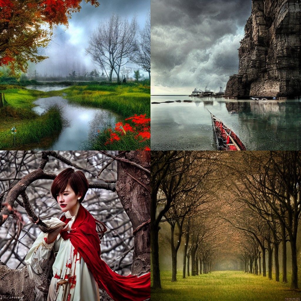 Artwork in the Style of Yuxing Zhang