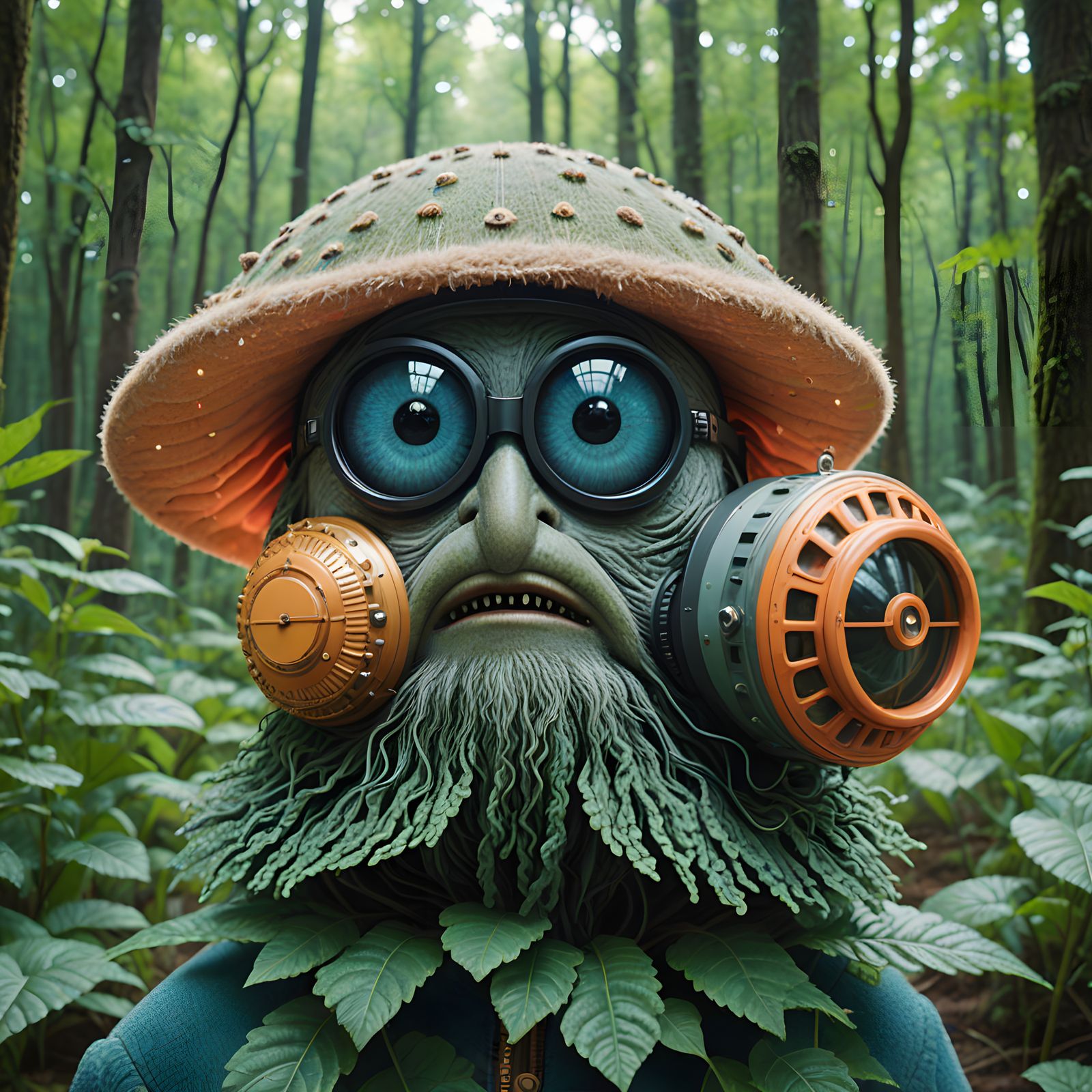 Wes Anderson-Inspired Surreal Movie Poster