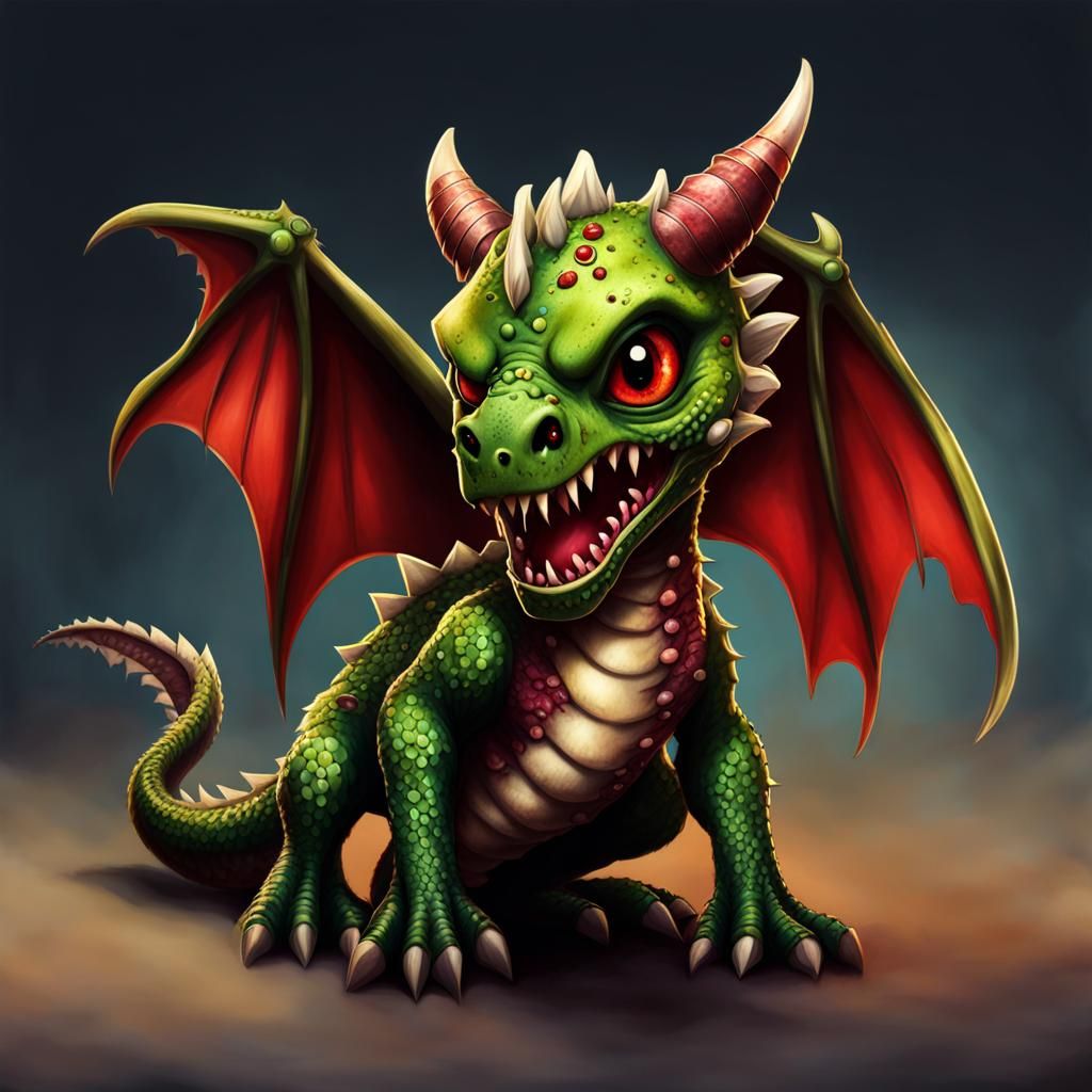Zombie Baby Dragon Image
