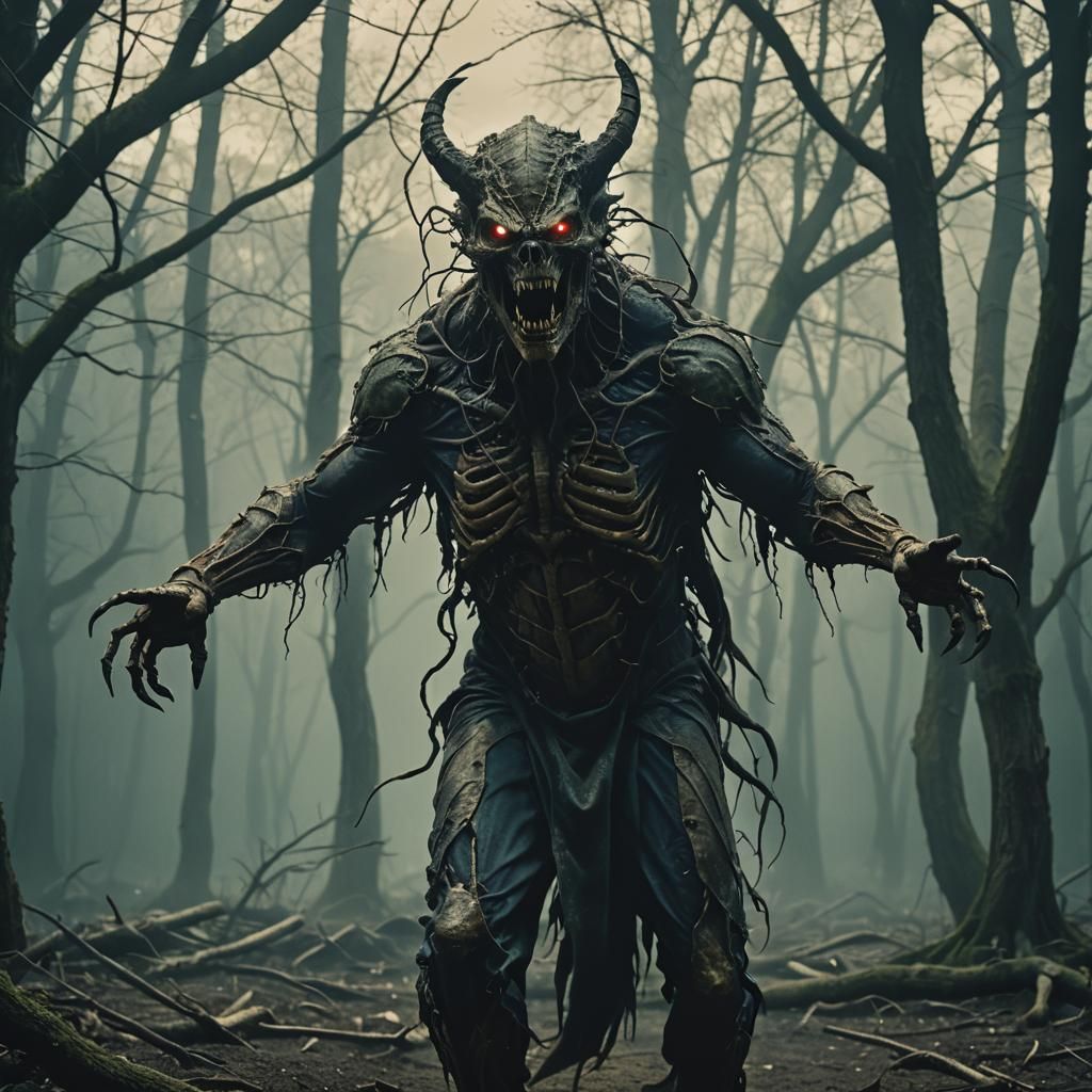 Demonic Spirit: Cinematic Film Still of Nexia