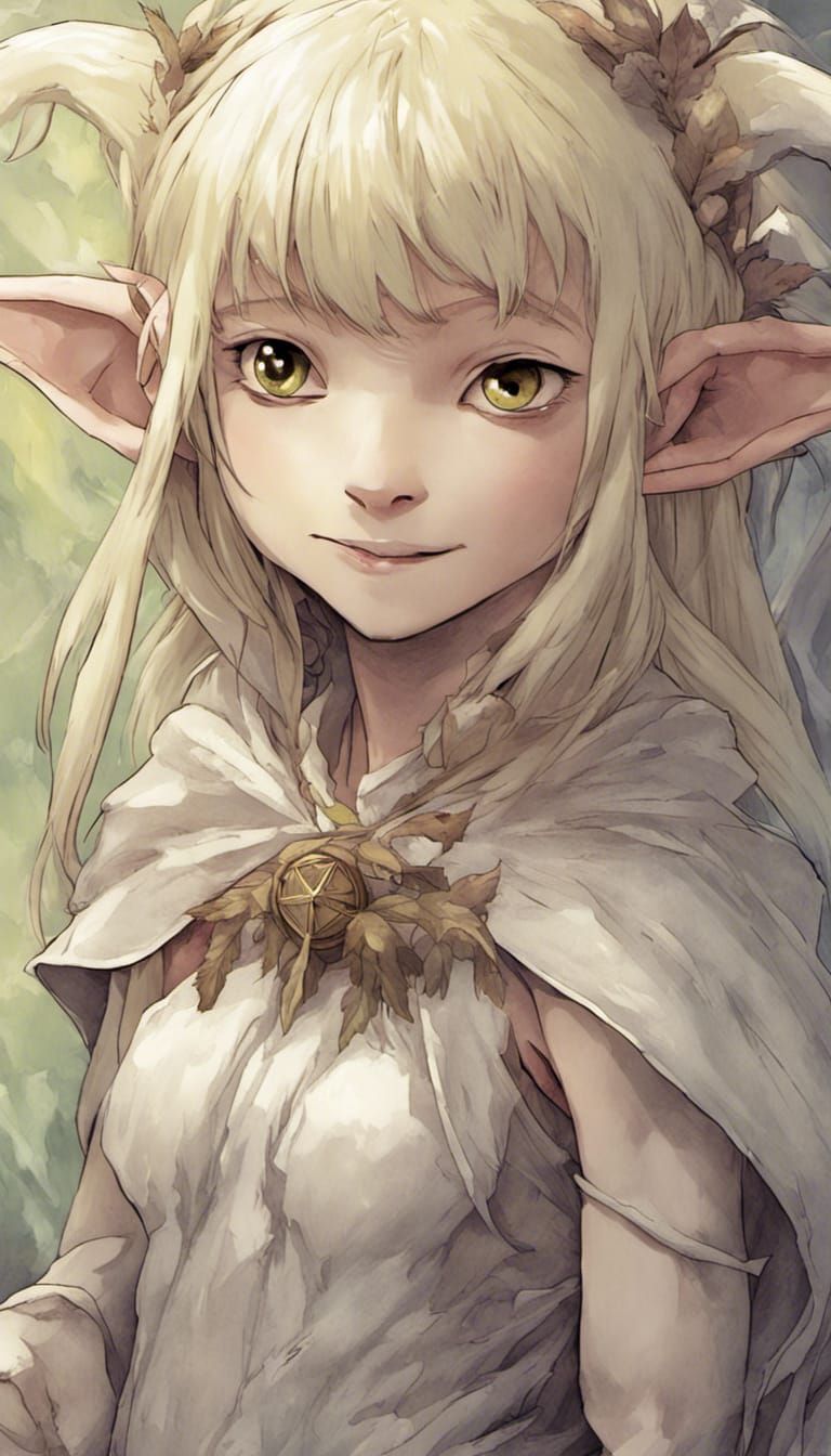 Blonde Gelfling in Anime Style