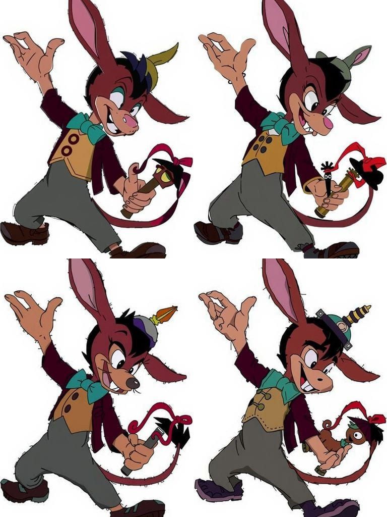 Vibrant Disney Concept Art in 3D Digital Style