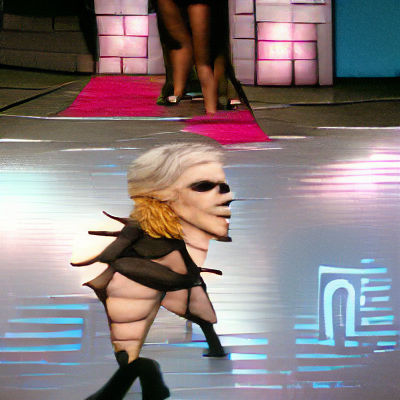 Sharon Needles Runway Fashion Moment