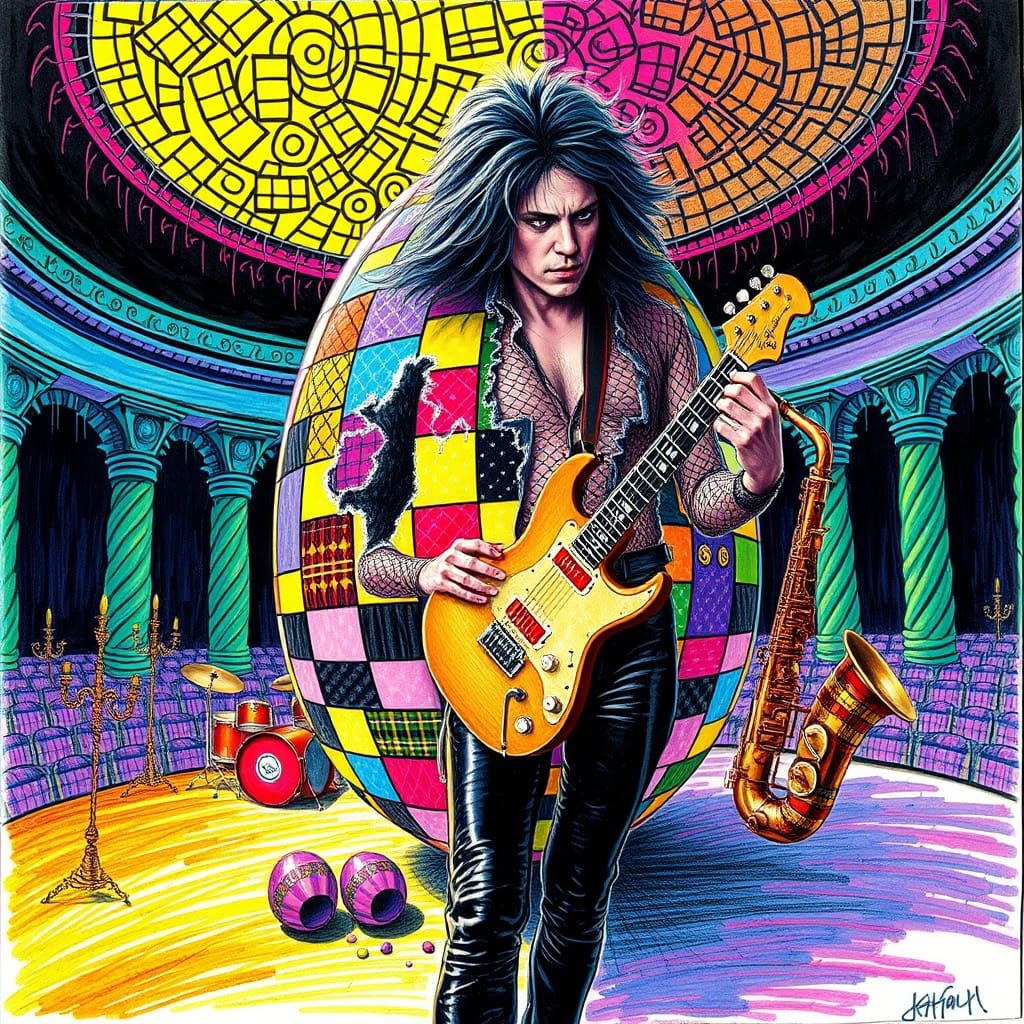 Rock Star Discovers Vibrant Easter Egg Concert Hall