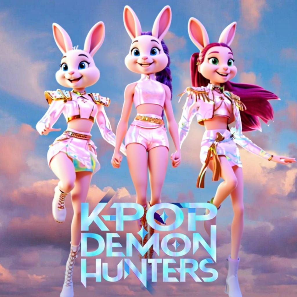 K-Pop Stars Transformed into Anthropomorphic Rabbits in 3D A...