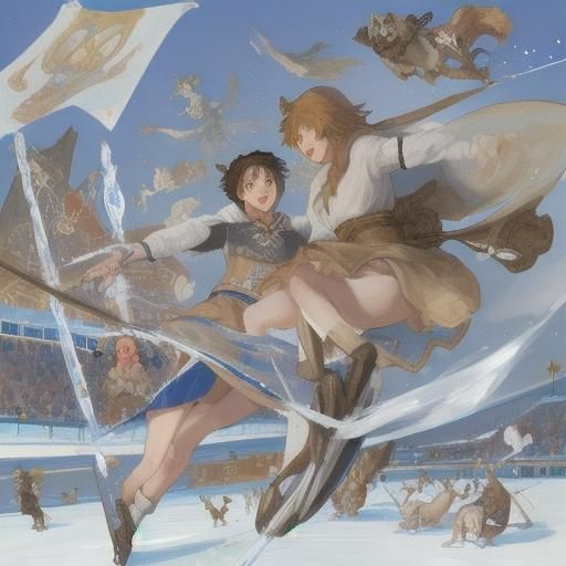 Mice on Ice: Classical Portraiture