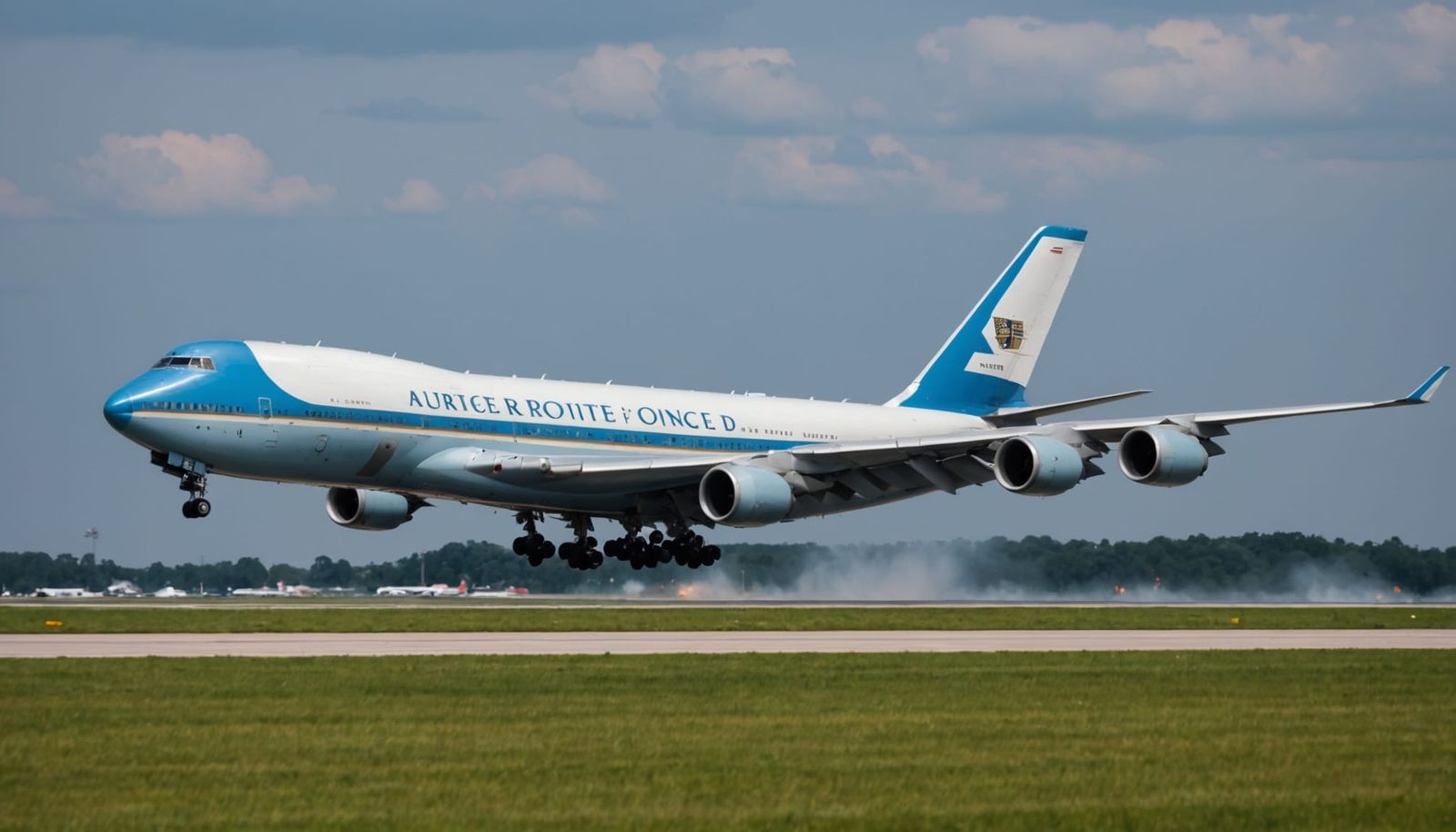 Air Force One Takeoff: Professional DSLR Photography