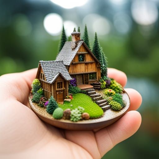 AI Generated Miniature Wonderland