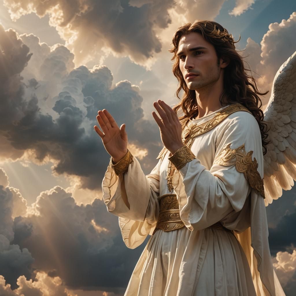 Archangel's Hand in Heaven: A Cinematic Portrait