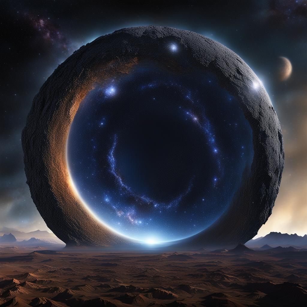 Fantastical Dark Matter Halo Surrounds a Galaxy