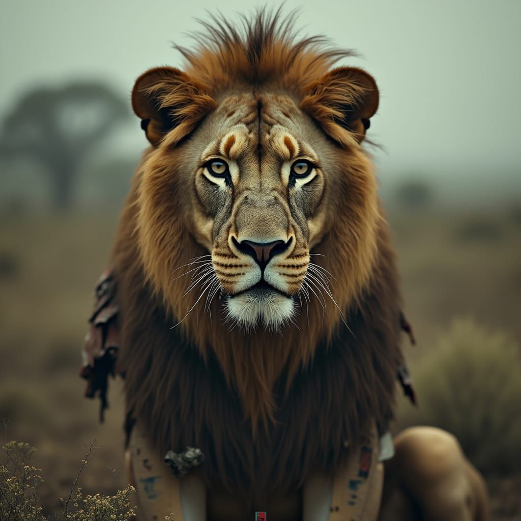 Lion in Ruin: A Steampunk Masterpiece