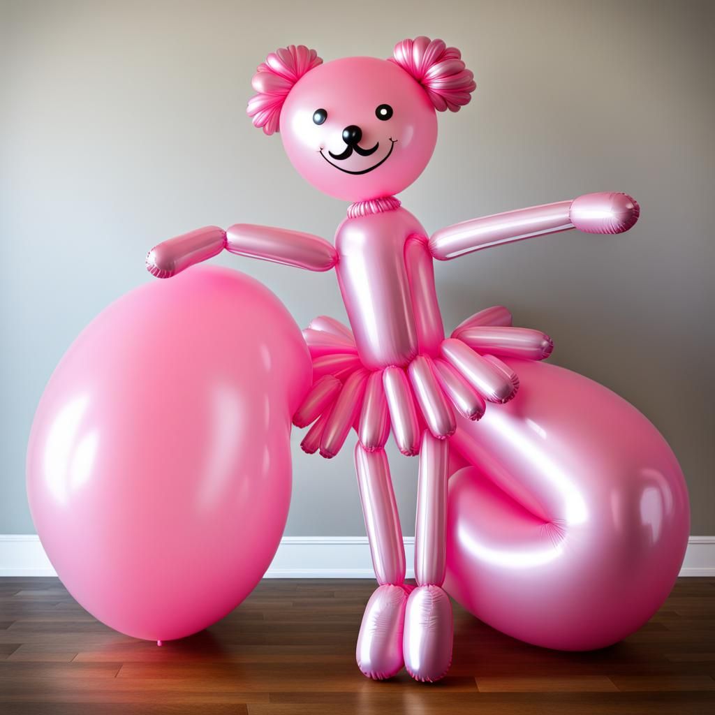 Balloon Animal Ballerina Sculpture