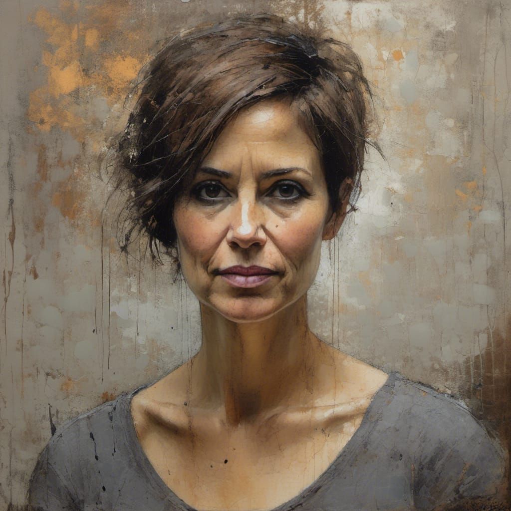 Photorealistic Portrait of a Brown-Eyed Woman