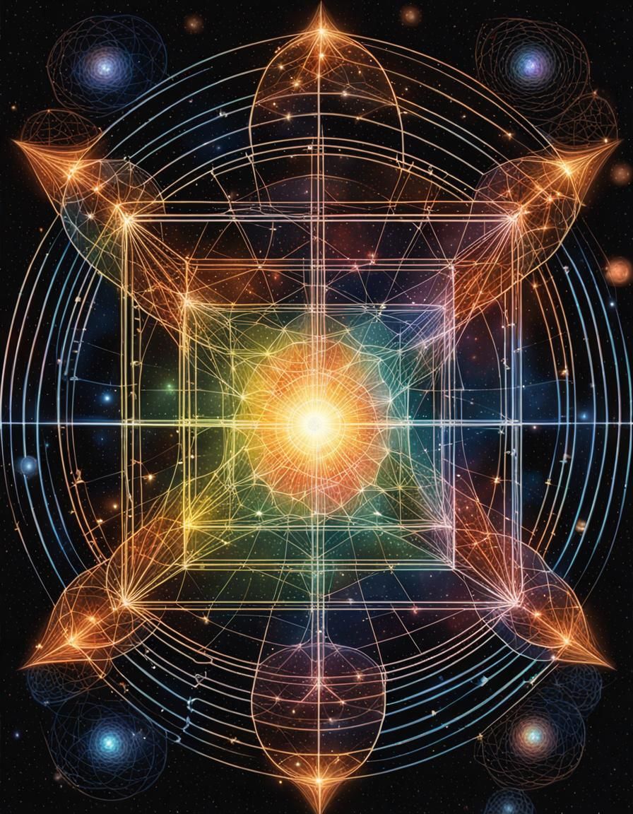 Sixth Dimension Grid: Light and Geometric Existence