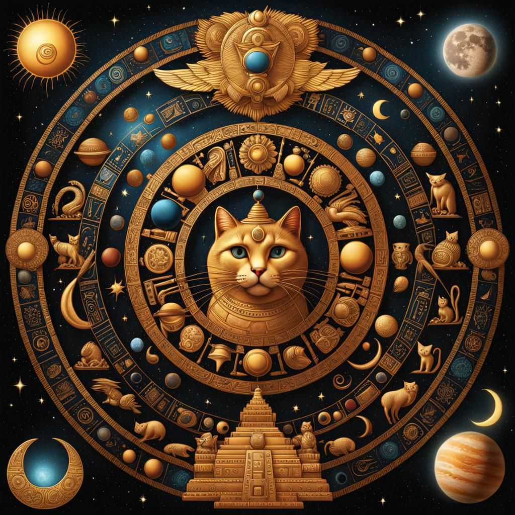 Saturn mercury Venus sun Jupiter mars hieroglyphs moon Age g...