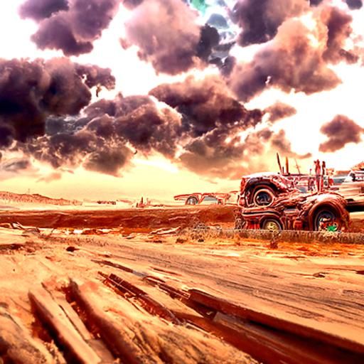 Mad Max Wasteland: Epic Cinematic Digital Art