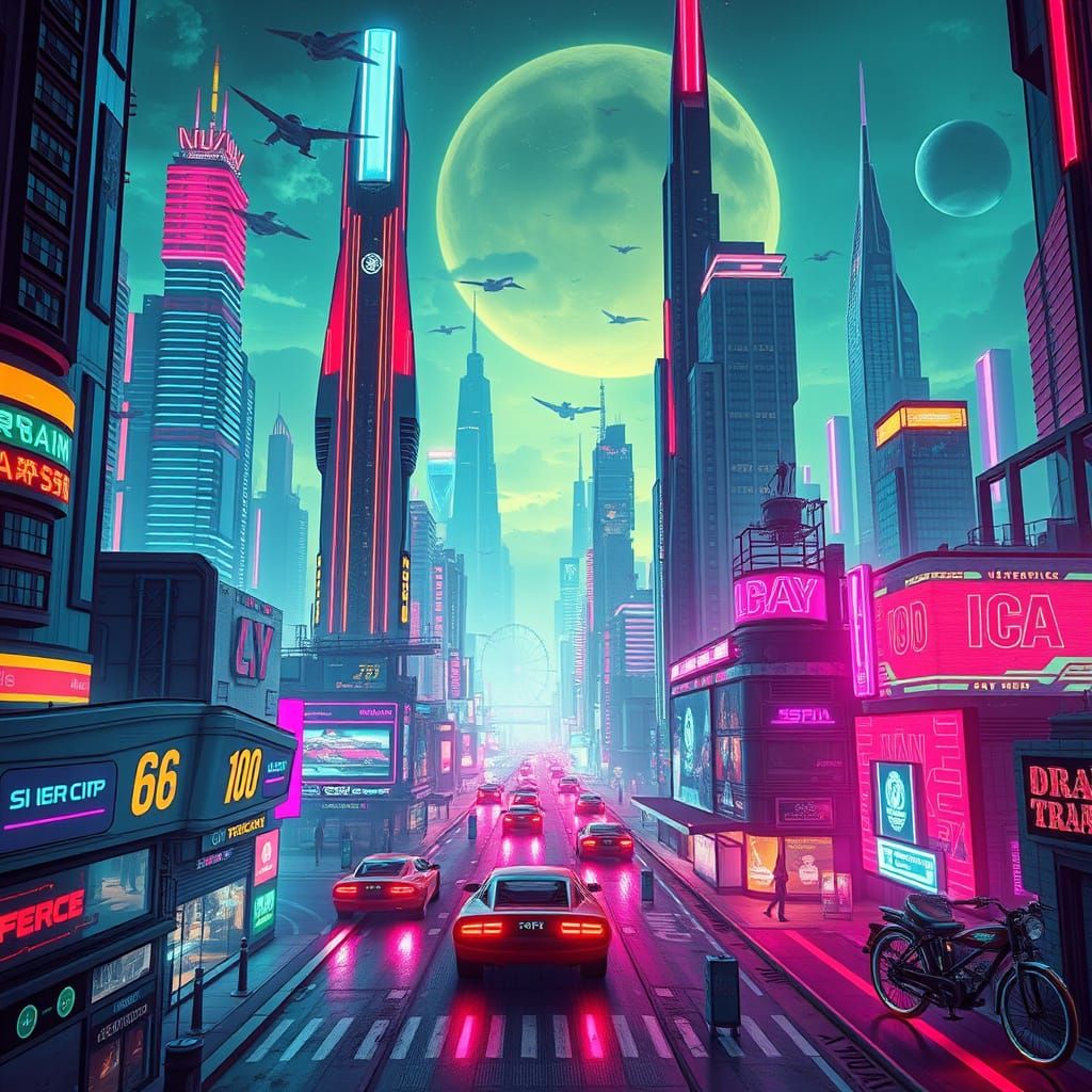 Sci-Fi Cityscape