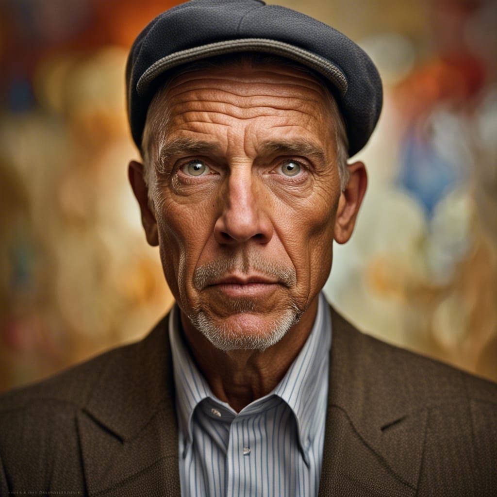 Impressionistic Portrait with Bokeh and Studio Lighting