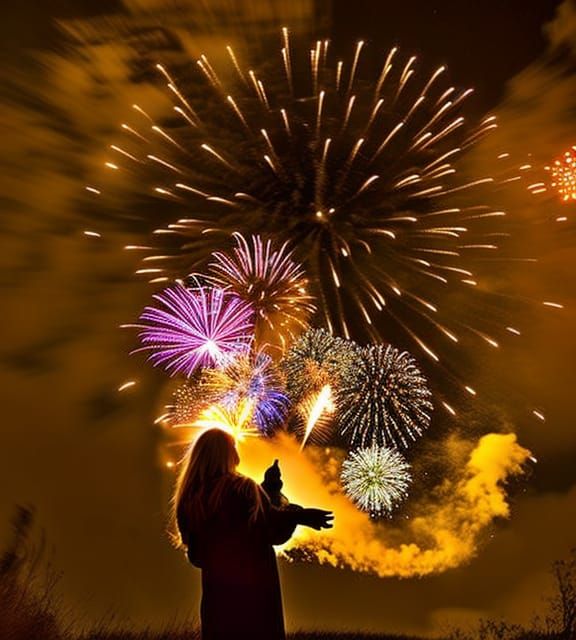 Magical Heaven World in Mixed-Media Collage