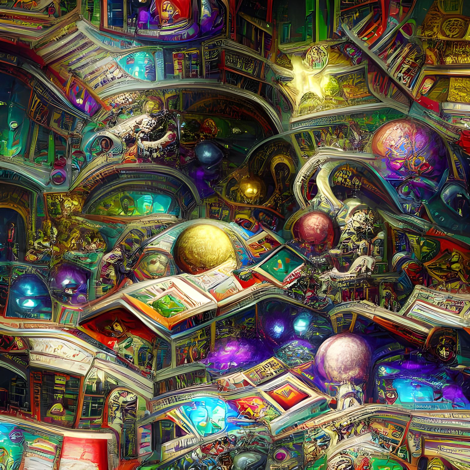 Library of the Universe in 8K Resolution