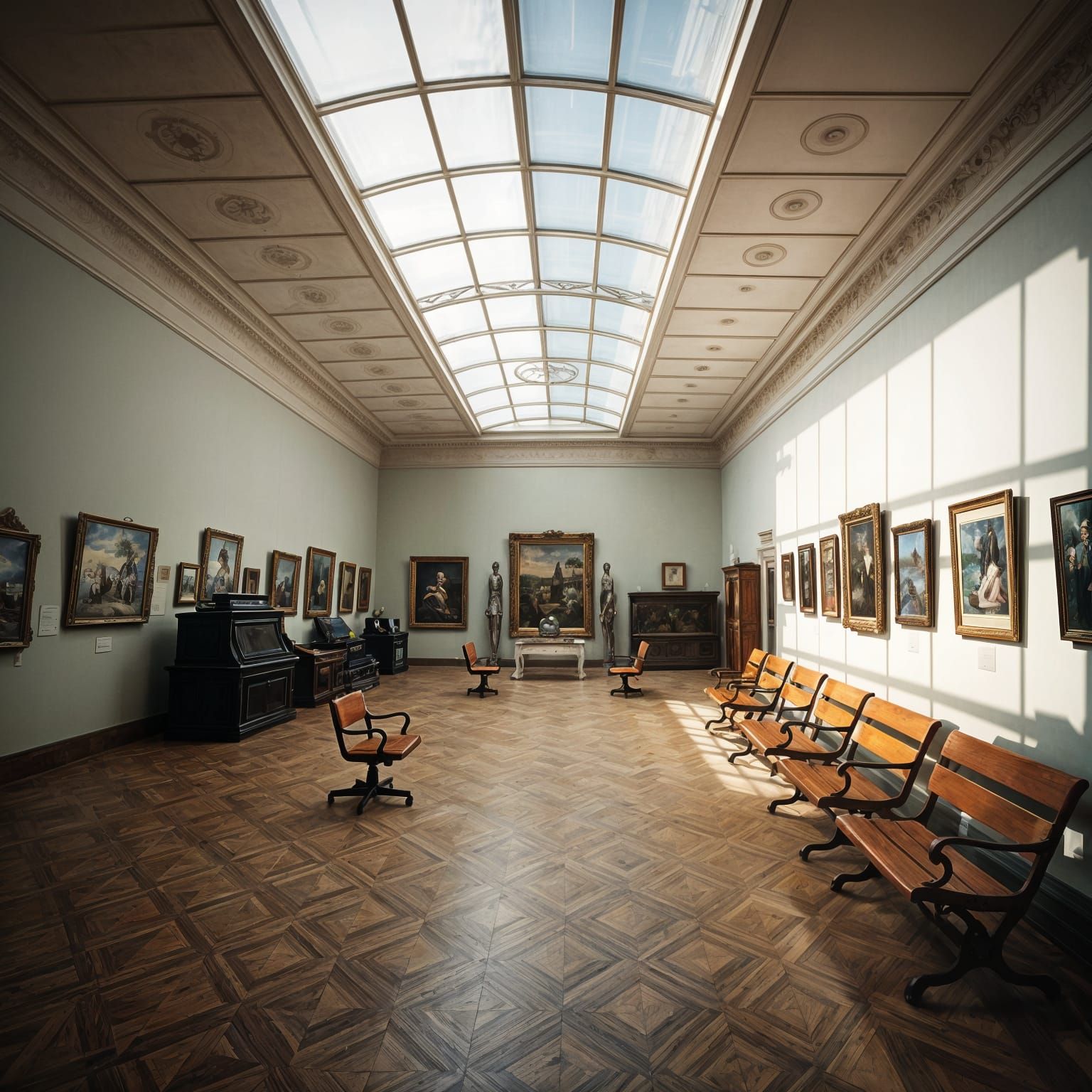 The Museum of Boredom: An AI Art Exploration