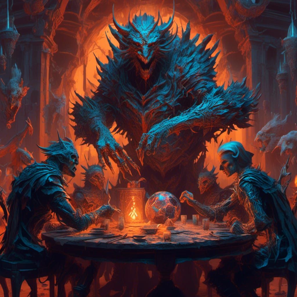 Humanoid Animals Play Dungeons and Dragons