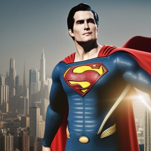 Hhmm, is Superman was a model of that scissor suit cutting s...
