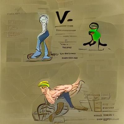 Virgin vs Chad Meme Illustration