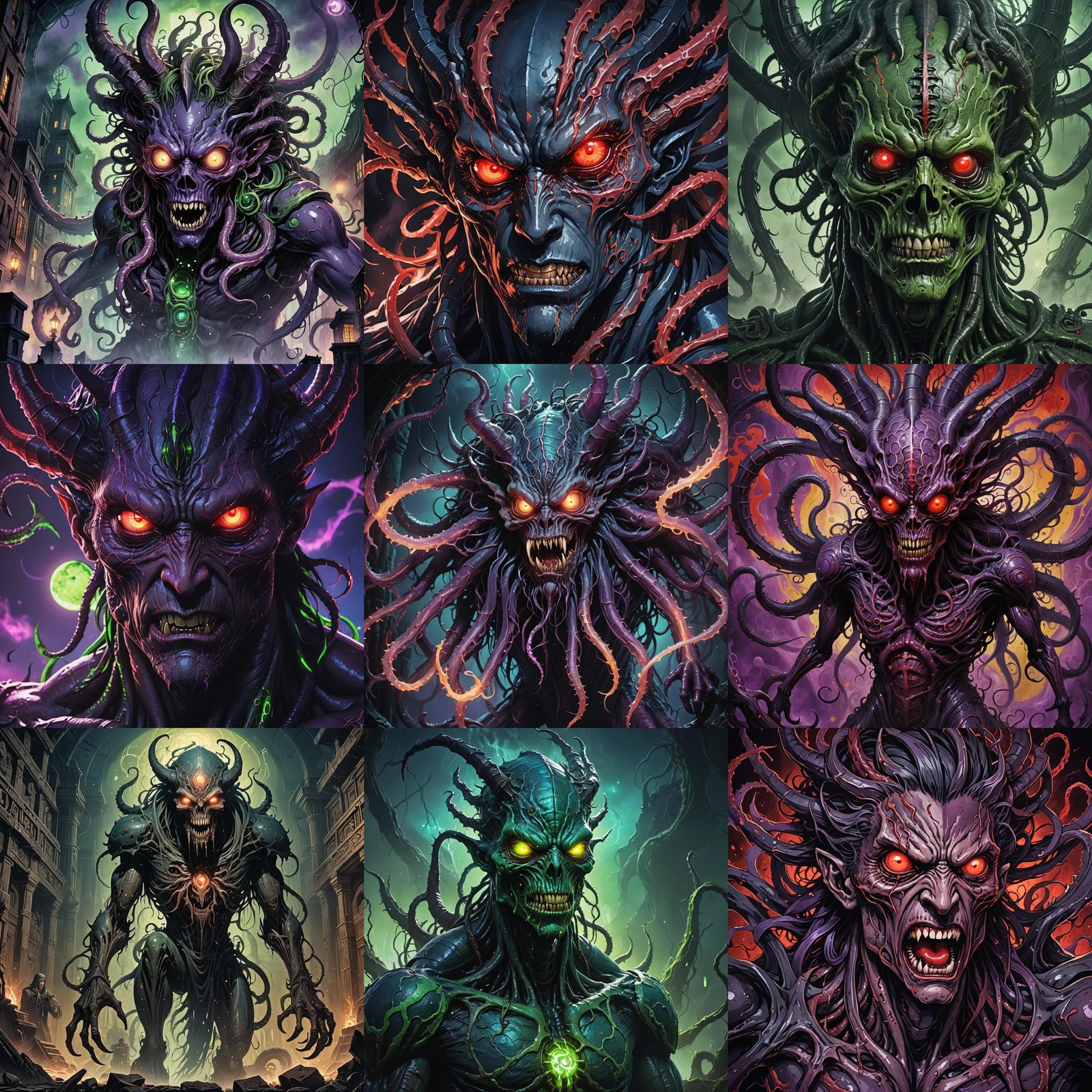 Eldritch Extraterrestrial Cyclops in Anime Style