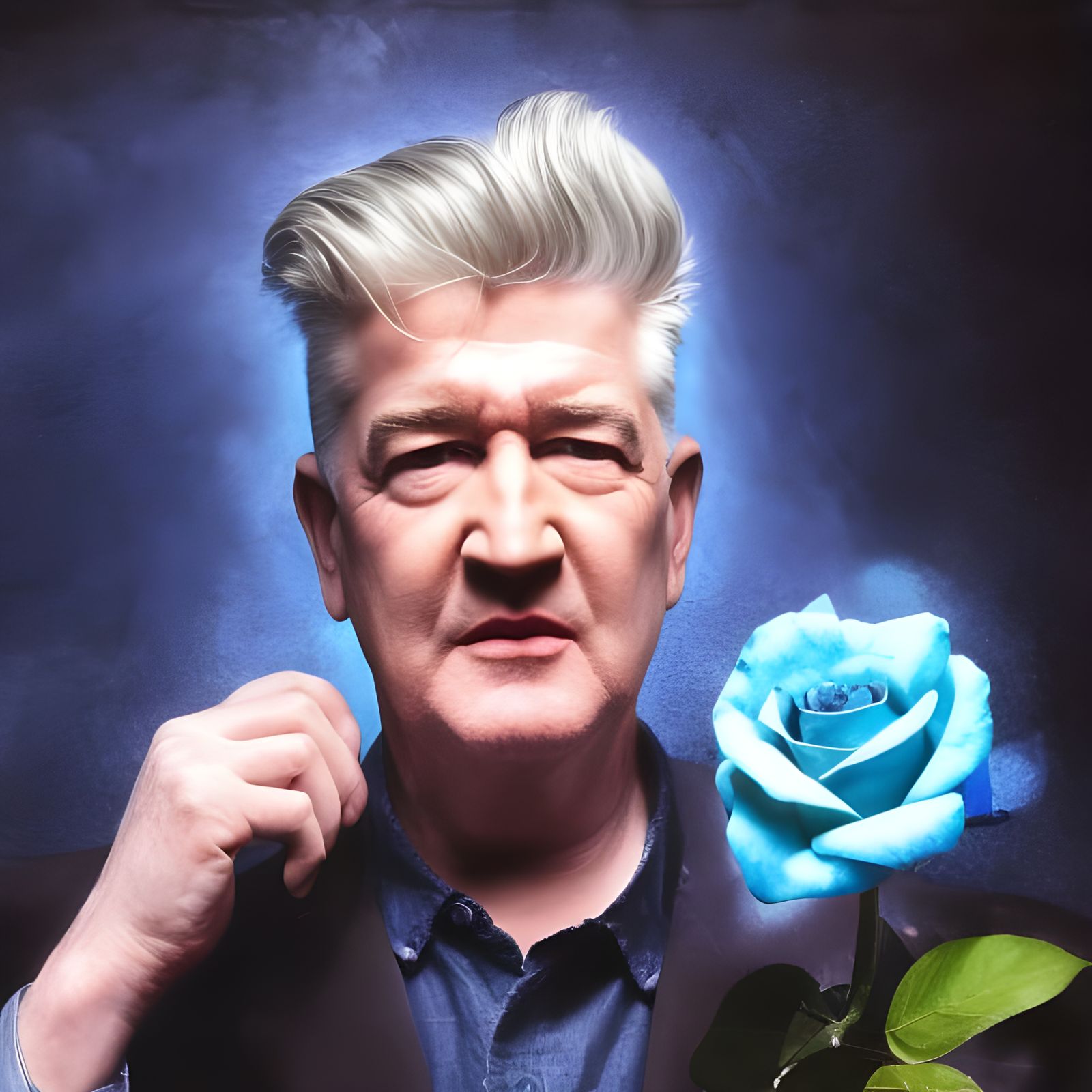 "Blue rose does not occur in nature. It's not a natural thing." (Created for NC Challenge, 14/02/23)