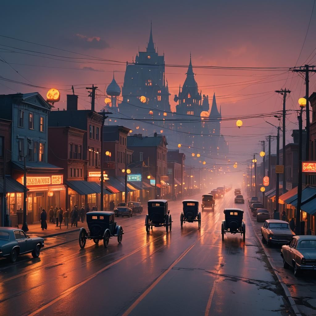 Highway 66: Dreamlike Fantasy Art in the 1900s