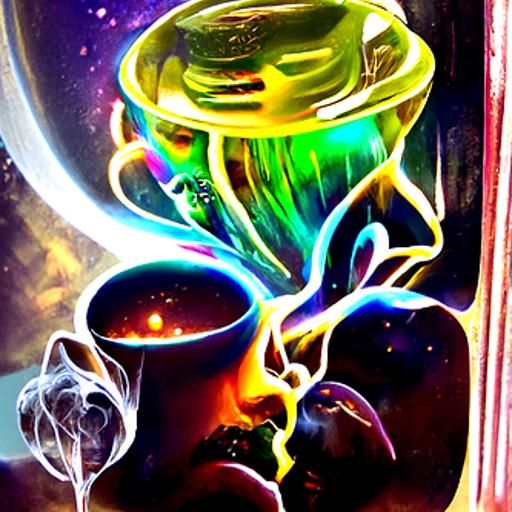 Holographic Astral Cosmic THC 420 Illustration