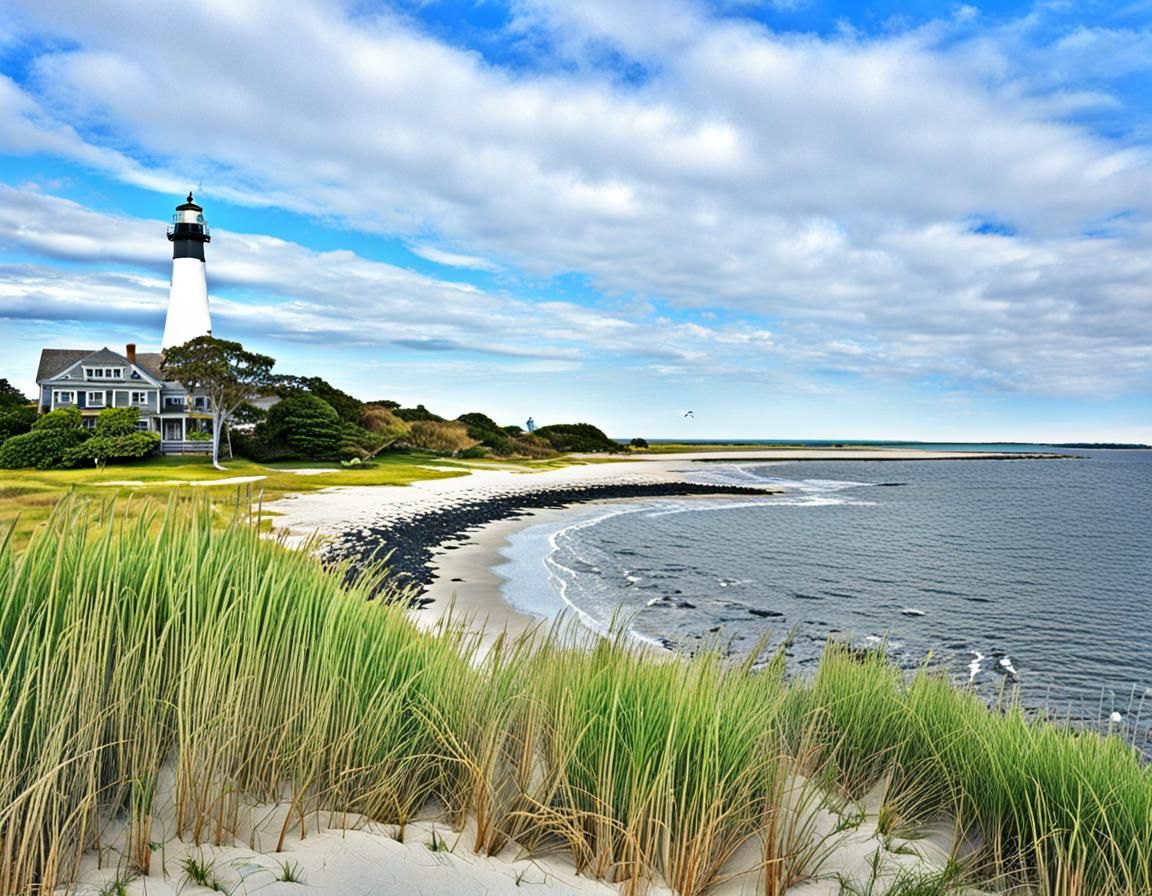 The Mauntauk Point Lighthouse