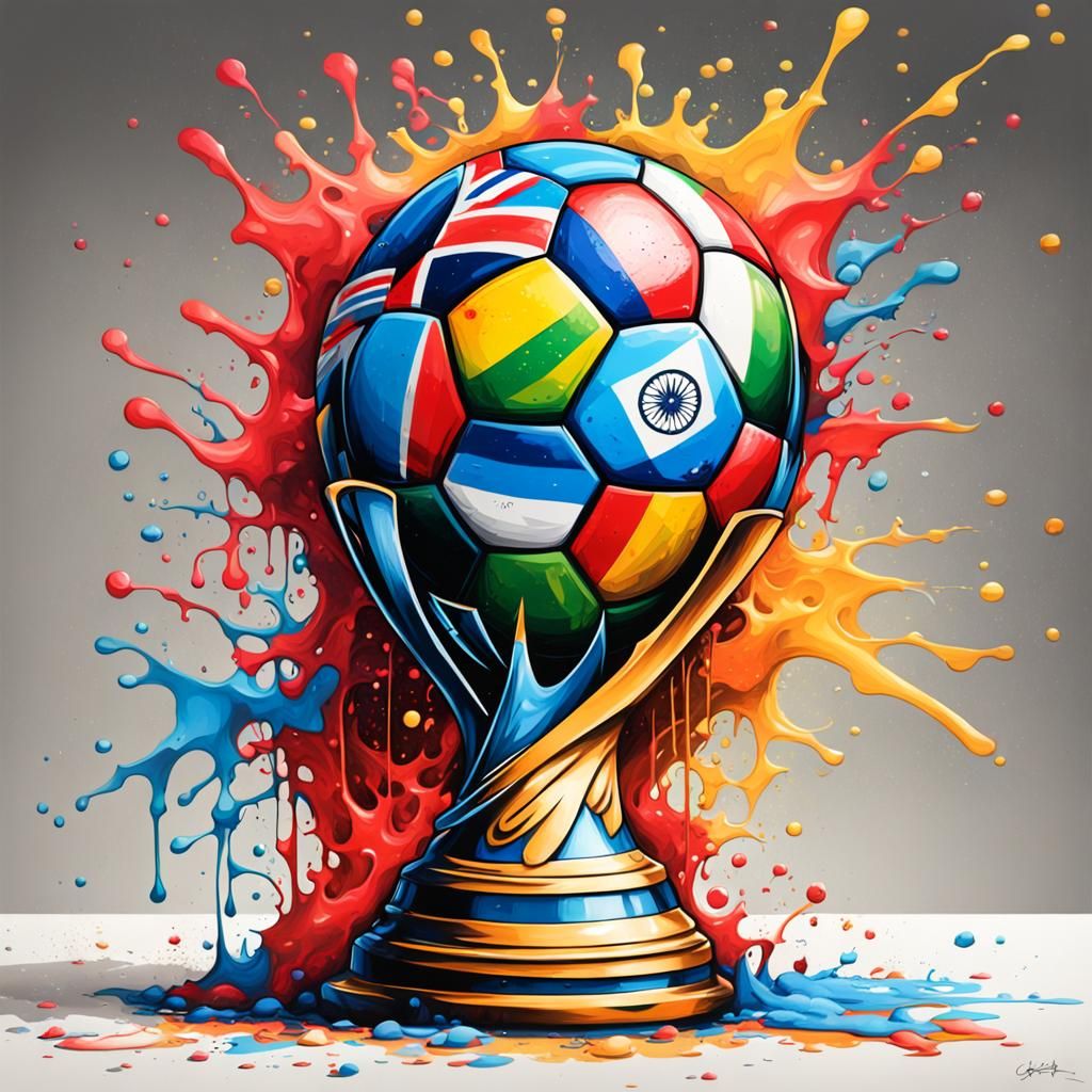 World Cup Graffiti Art in Street Style