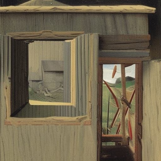 Surreal Landscape Inspired by Messina and Chagall