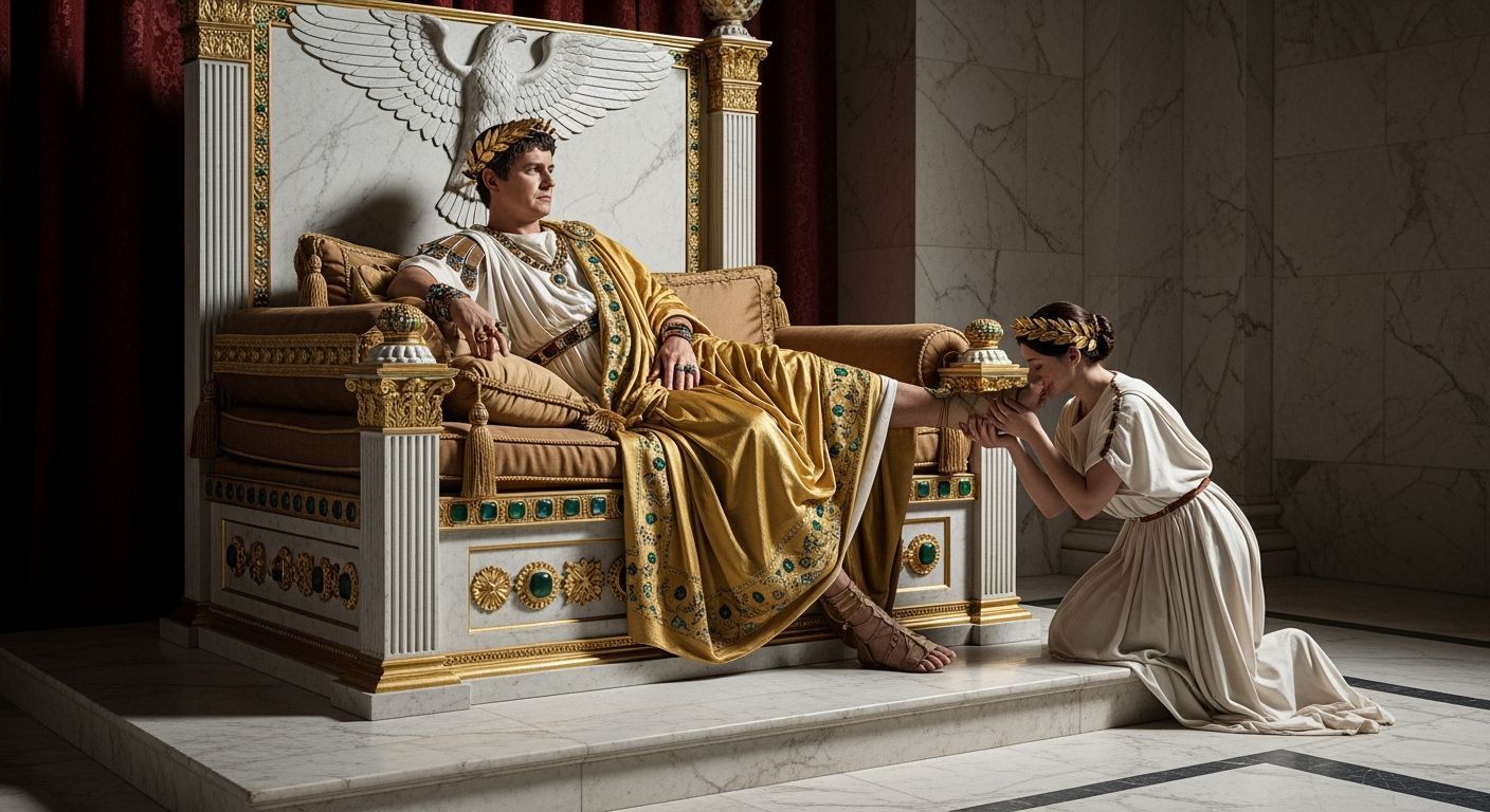 Opulent Throne Room of Emperor Caligula