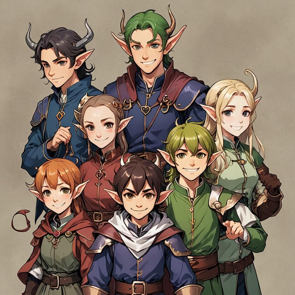 Fantasy Portrait in Anime Style