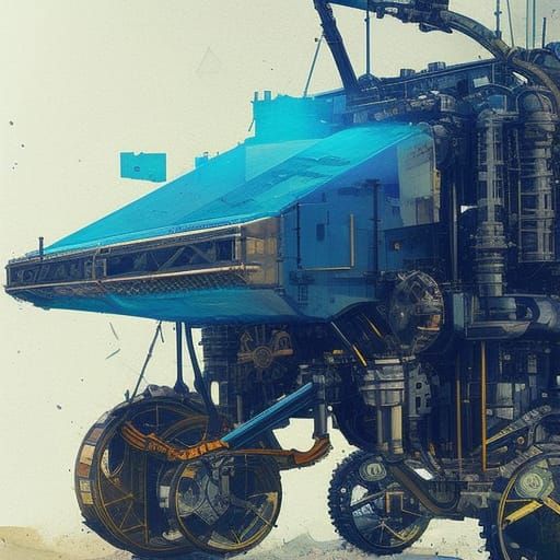 Steampunk Mech Mule Schematic Diagram