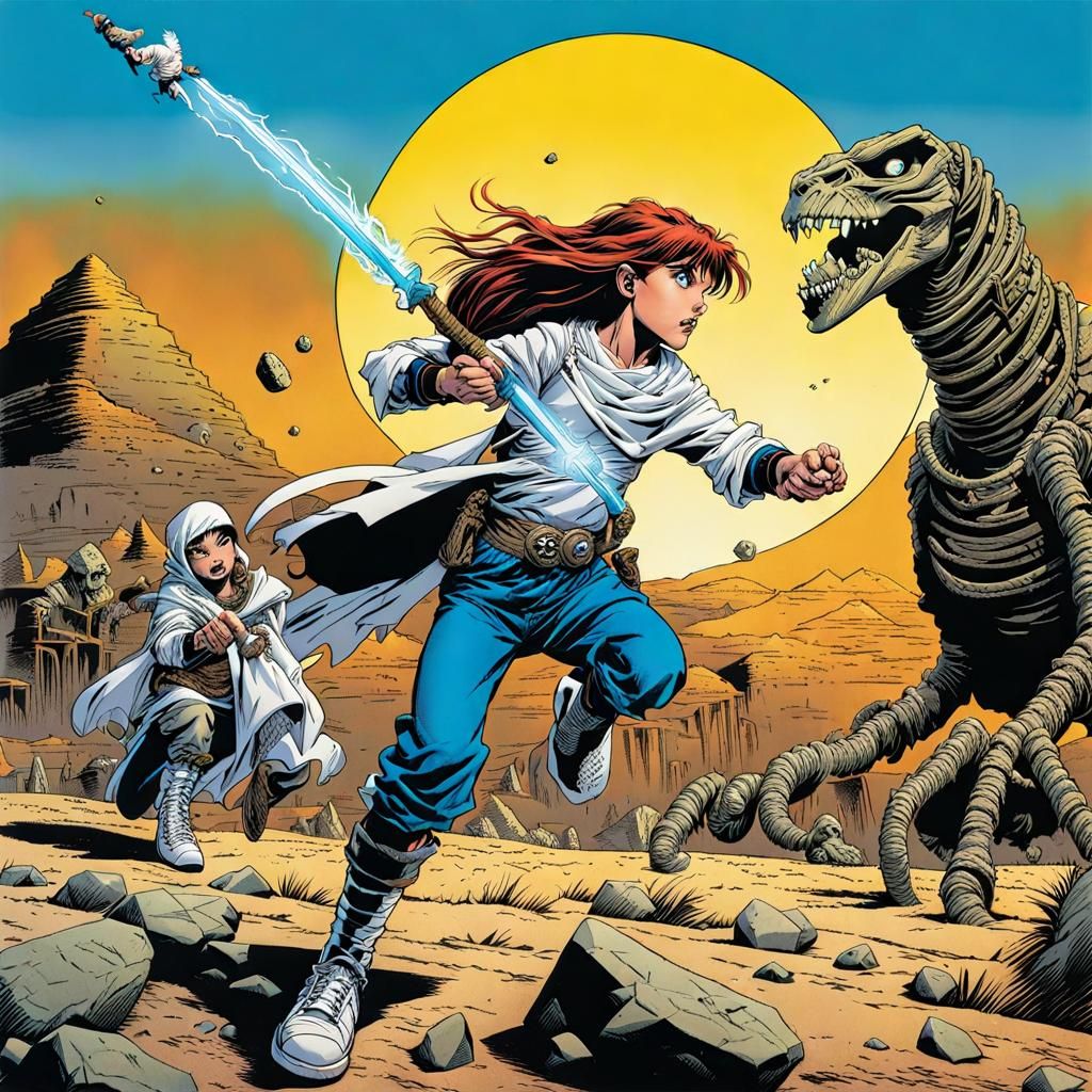 Brave Girl Confronts Mummy in McFarlane Style