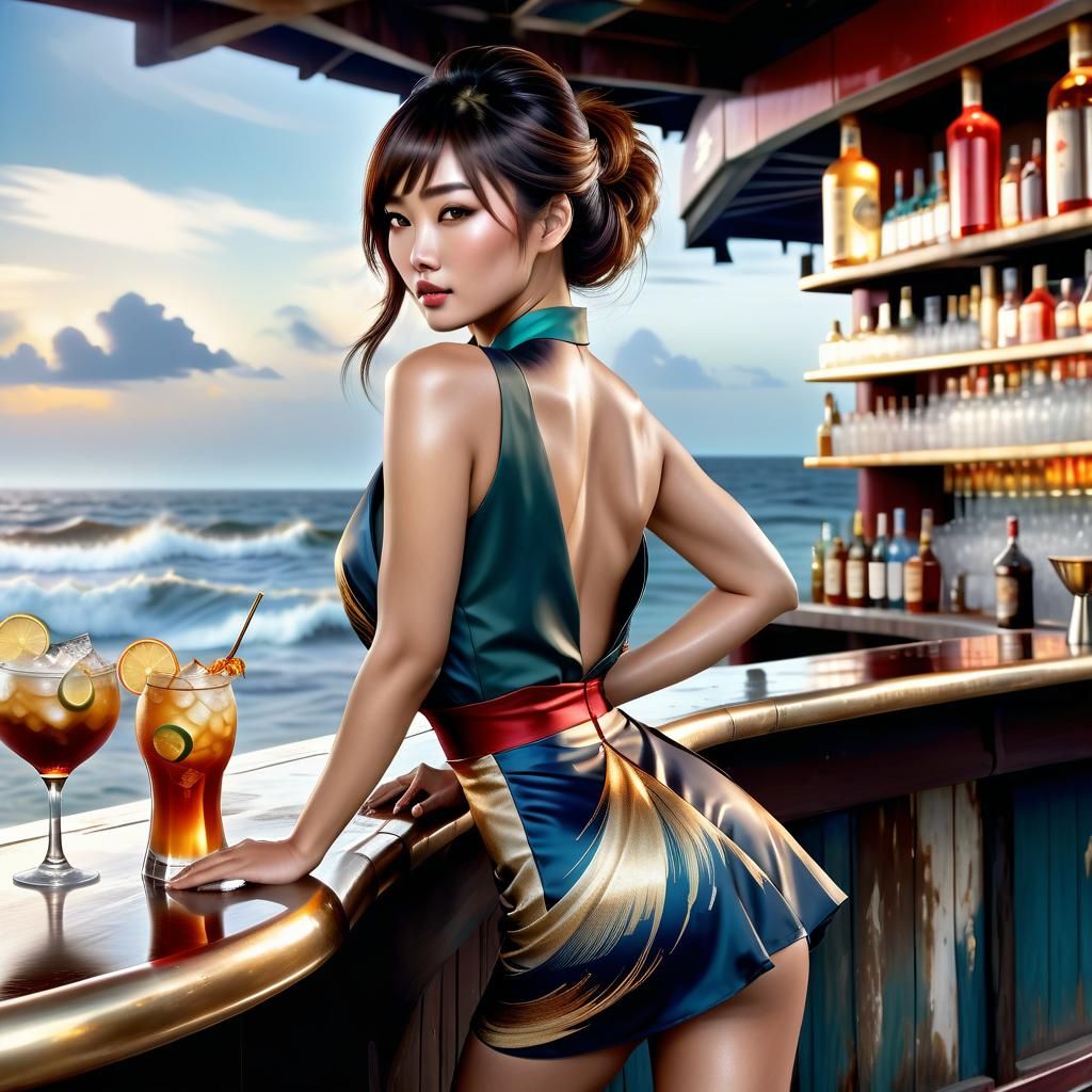 Beautiful Thai Bartender