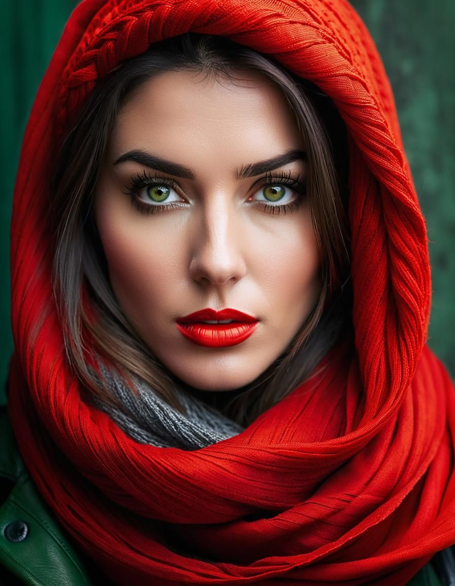 The red scarf