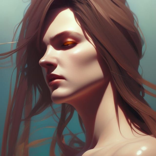 Oracle Portrait in Digital Art Style