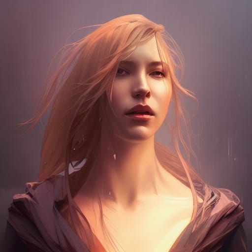 Paranoid Portrait in Hyperdetailed Triadic Colors