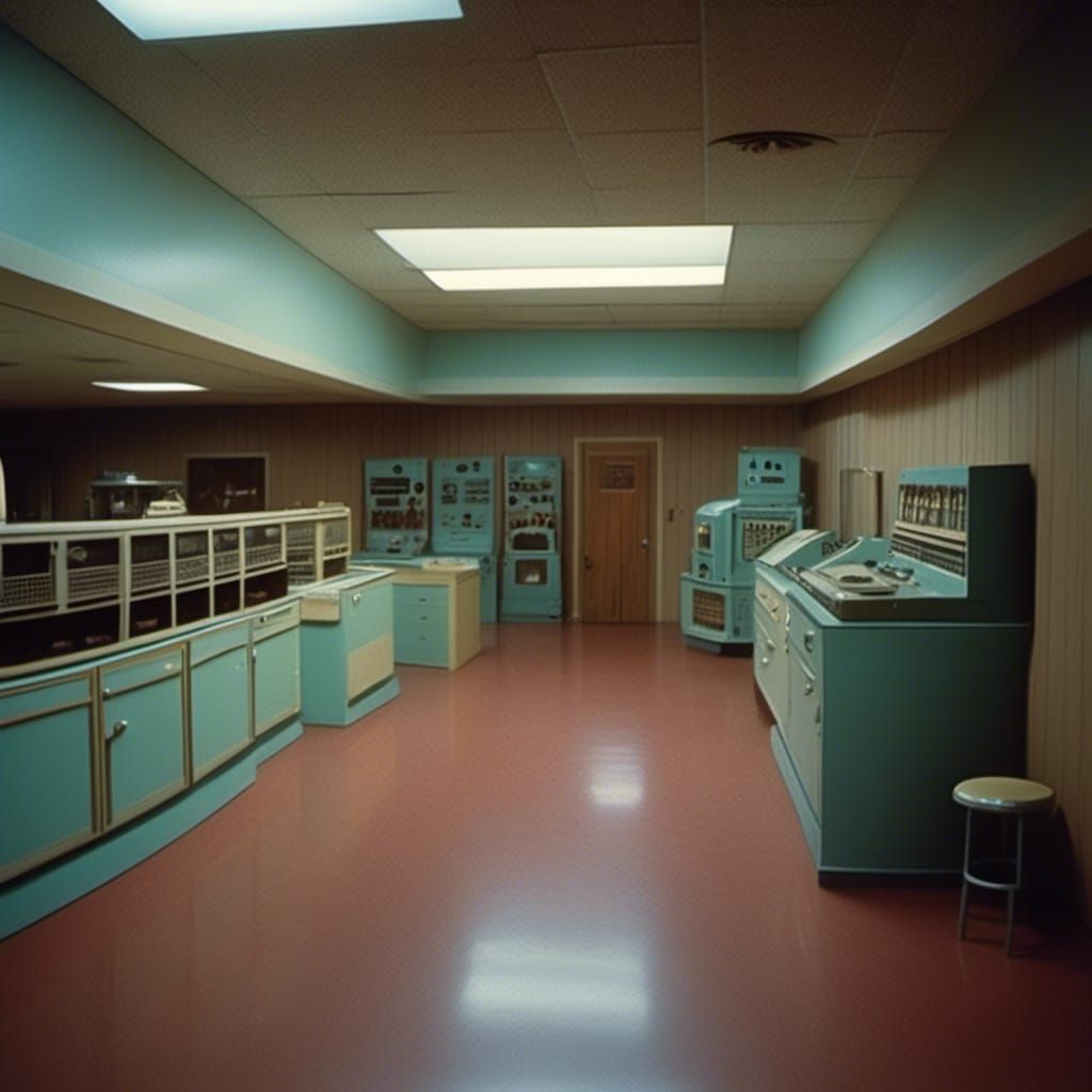 Surreal Dreamcore Architecture in Liminal Space